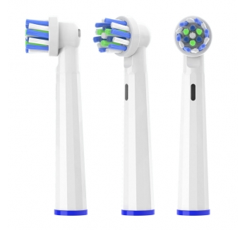 Cross Action Replacement toothbrush head Compatible with oral B