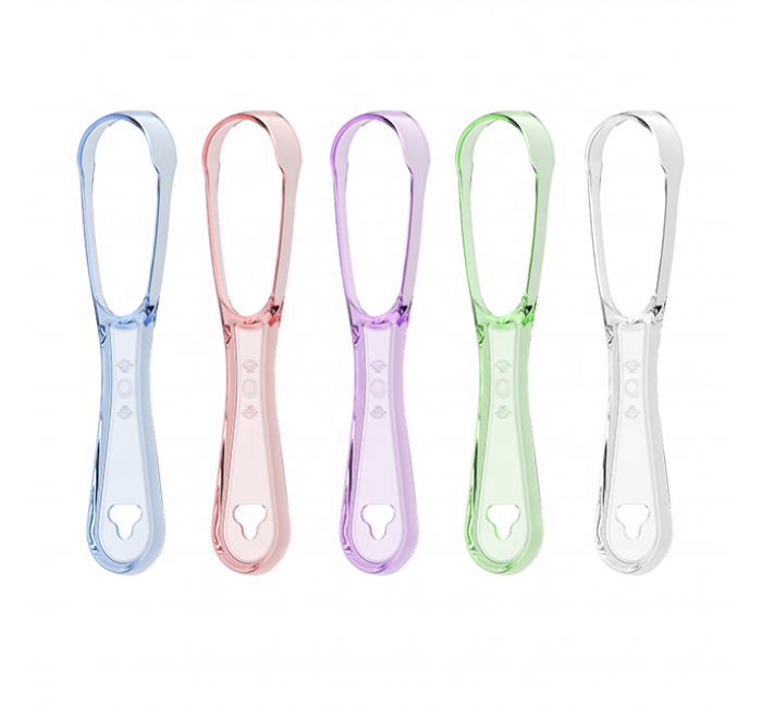 Oral Hygiene Tongue Cleaner  Scraper with Food Grade PP material