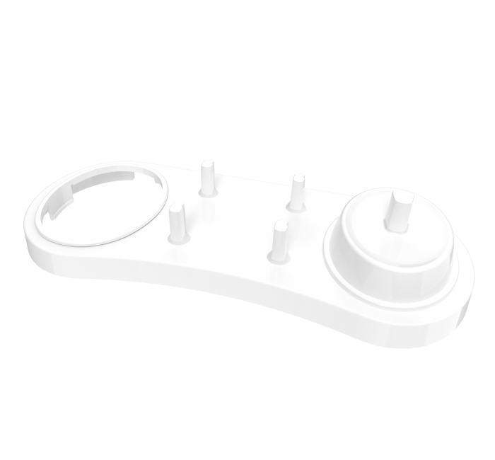 Oral B Electric Toothbrush 's  holder used in bathroom